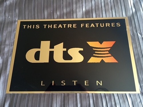 Dts heimkino schild - x,
