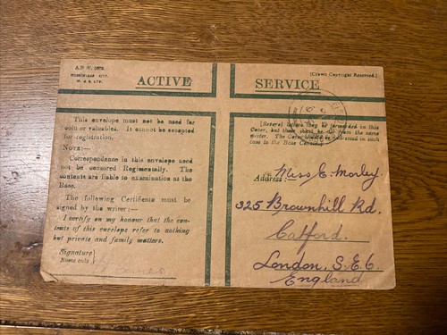 1919 active service - "active, service"