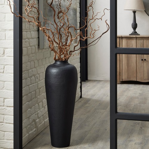 Bodenvase metall schwarz cm - bodenvase, 80
