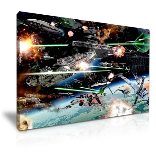 Star wars space fighting - star,