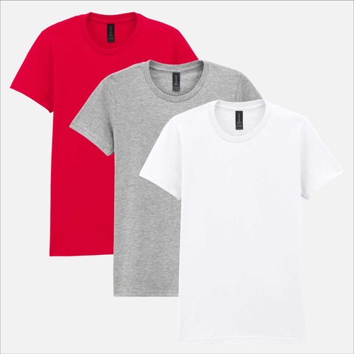 Damen softstyle shirt - softstyle, 3er
