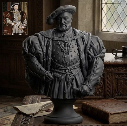 König heinrich viii büste - könig,