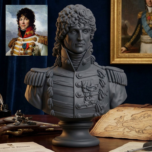 Joachim murat büste statue - joachim,
