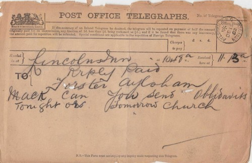 Post office telegraphs 1902 - post,