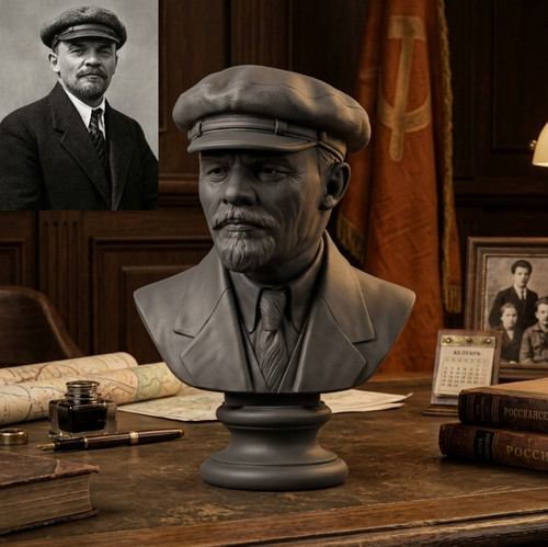 Wladimir lenin büste statue - wladimir,