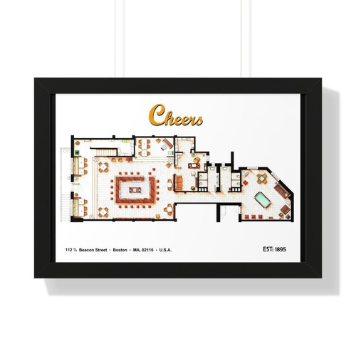 Cheers bar poster - bar,